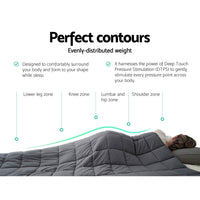 Weighted Blanket Adult 5KG Heavy Gravity Blanket - Grey