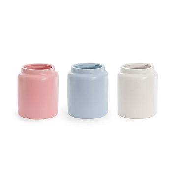 Ceramic Pastel Vases - 3 Pieces - 20cmH