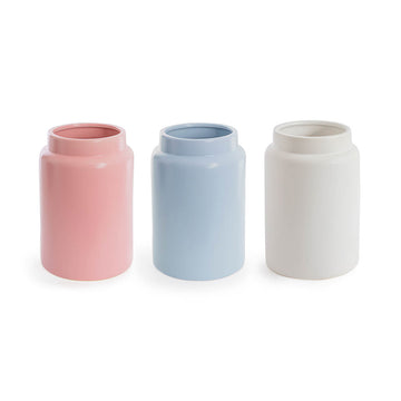 Ceramic Pastel Vases - 3 Pieces - 25cmH